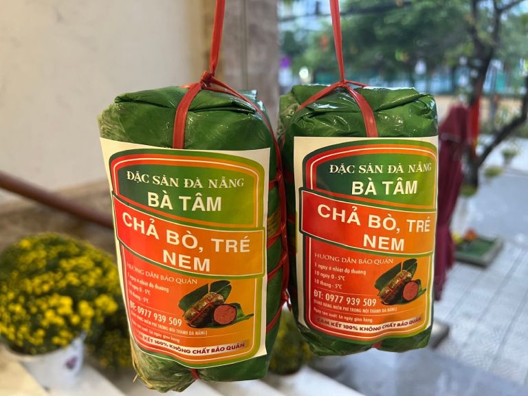 Chả bò Bà Tâm Đà Nẵng