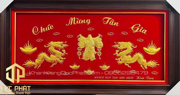 khánh vàng thần tài - song long
